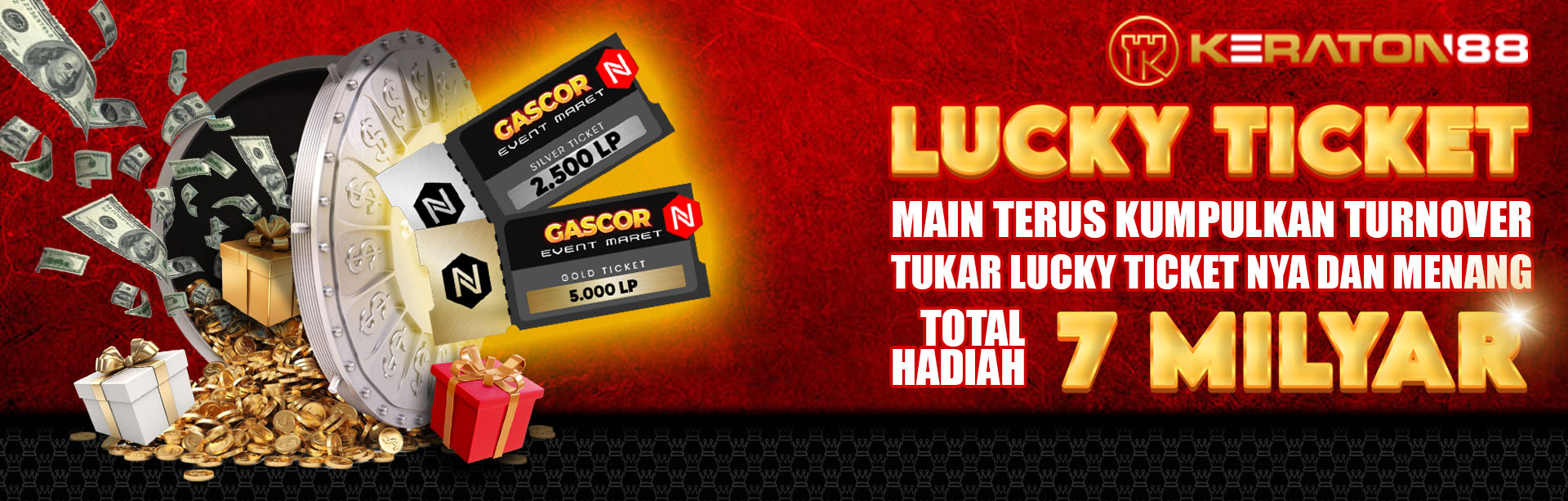 lucky ticket keraton88